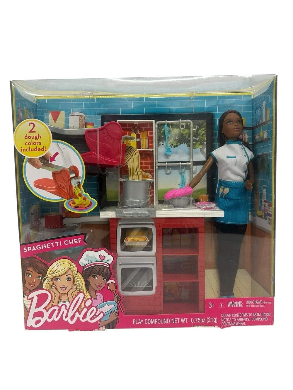 Barbie - Spaghetti Chef - You Can Be Anything - Lady Mattel 2015 - RARE!!